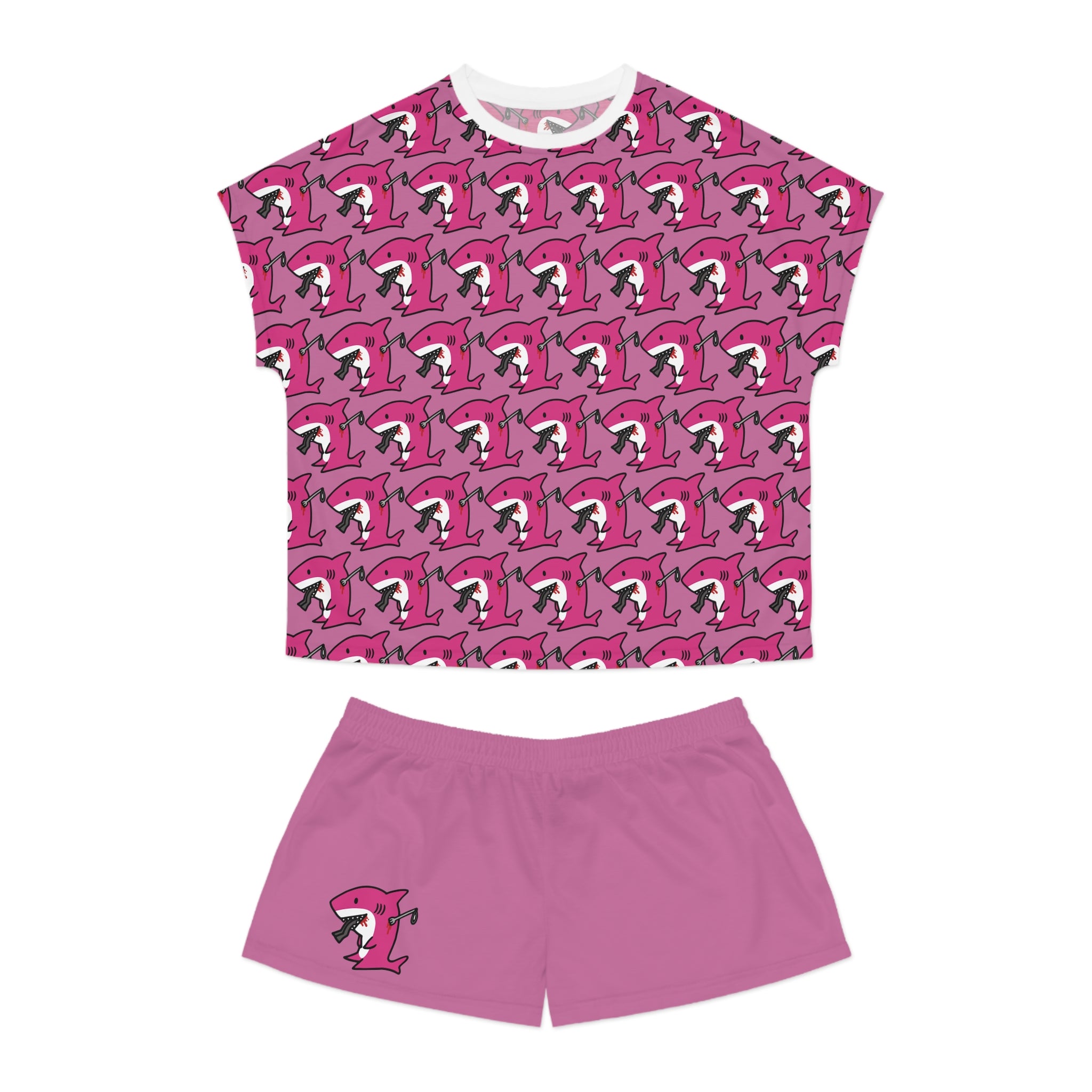 Slit Gill Pink Pajama Set